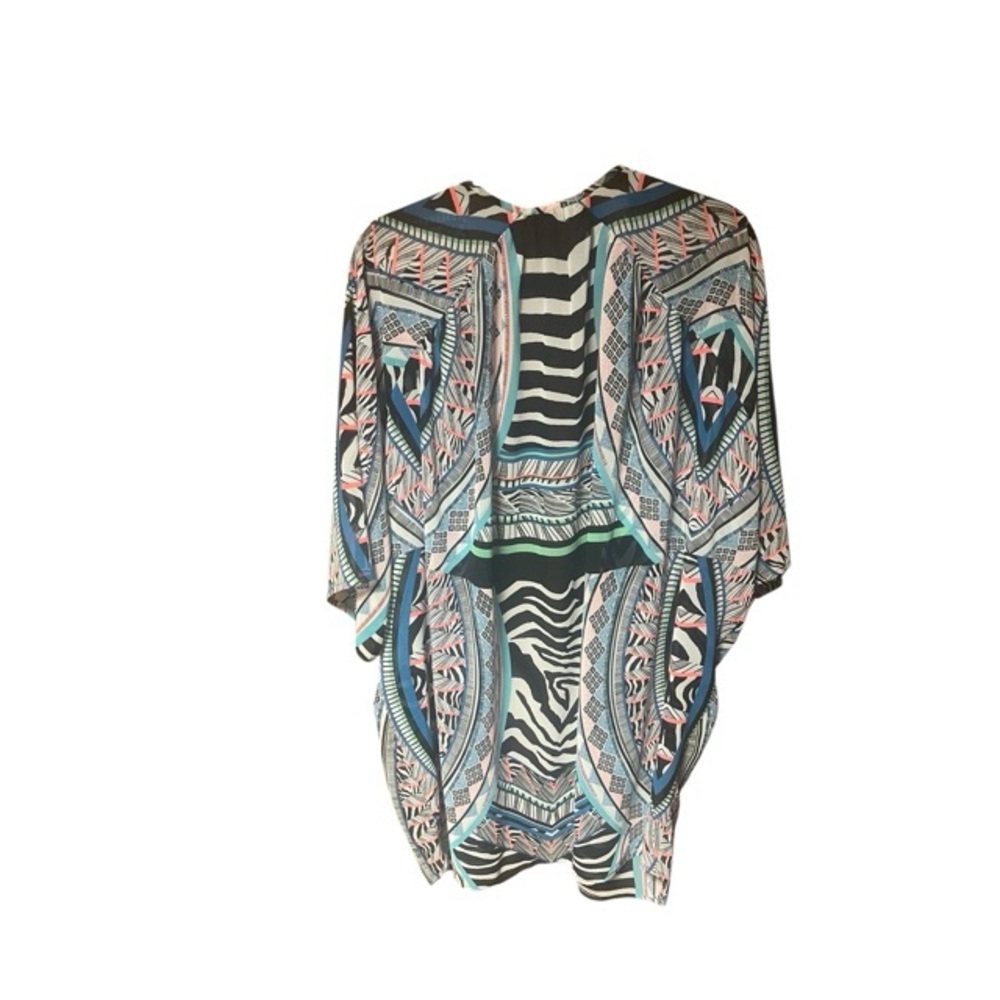 Express Sheer Patterned Kimono - Picture 3 of 6